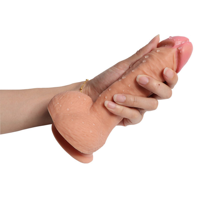 8 Inch with Balls Waterproof Realistic Dildo