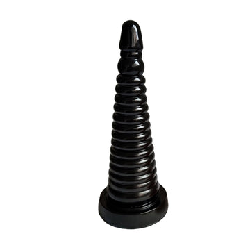 9 Inch Threaded Unicorn Tapered Anal Dildo