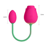 Load image into Gallery viewer, Pulse Clitoral Sucking Rose Vibrating Egg Toy