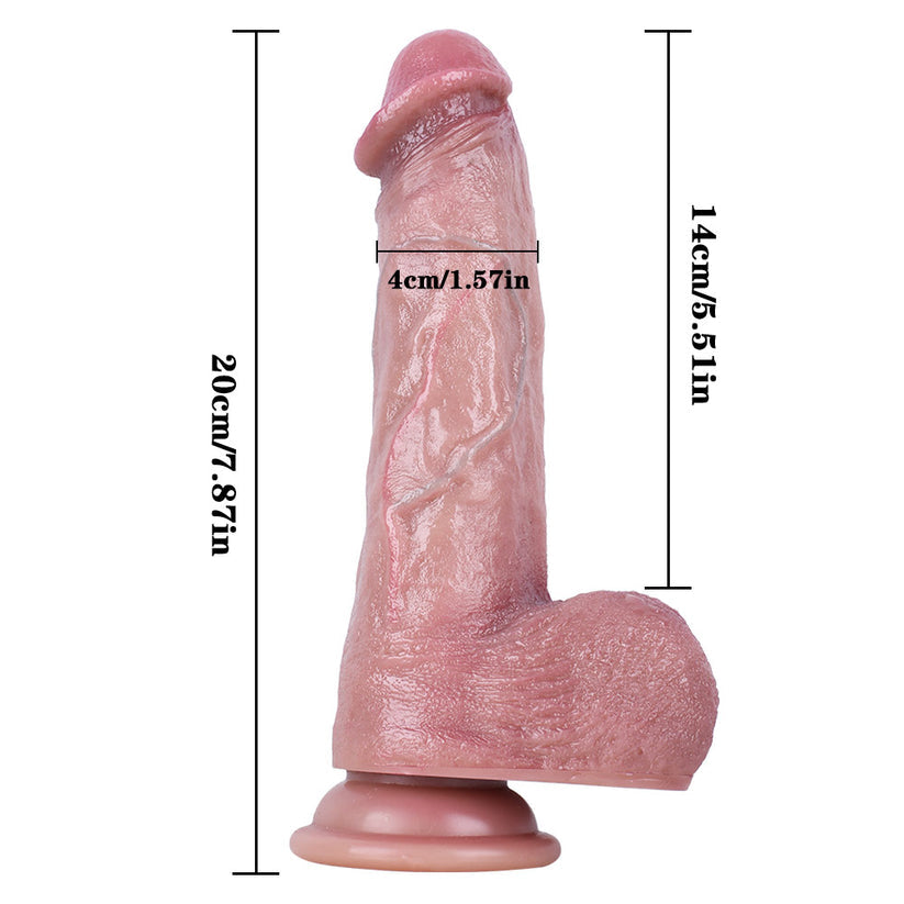 5 Inch Slim Soft Realistic Dildo