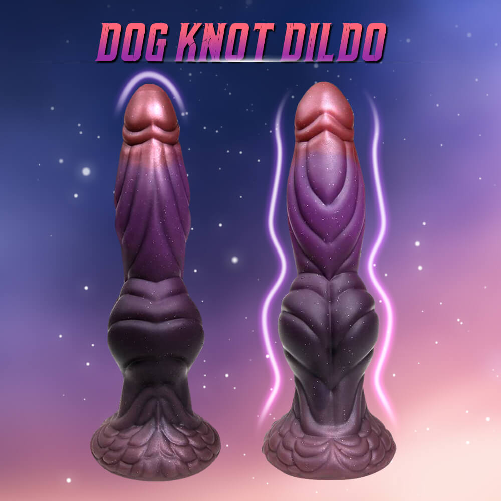 9 Inch Silicone Fantasy Alien Dog Dildo