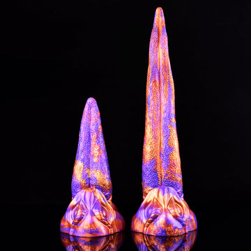 Long Gradient Fantasy Monster Tongue Dildo