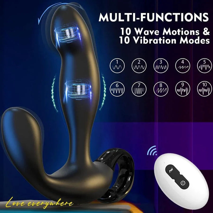 Anal Vibrator Hands Free Prostate Finger Massager