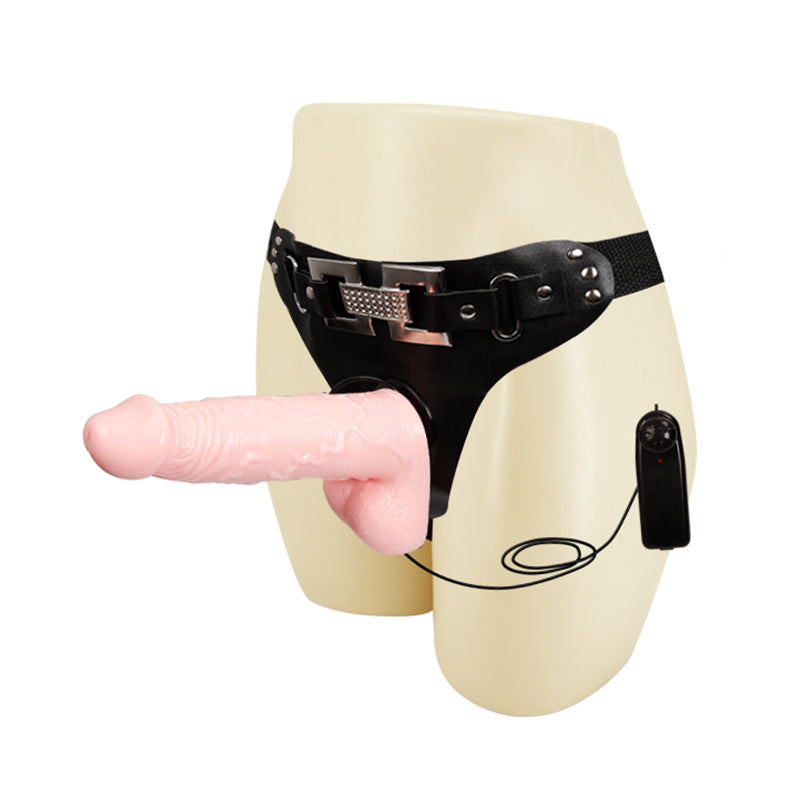 Small Realistic Vibrating strapless Strap On Dildo