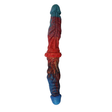 Colorful Dragon Couple Lesbian Double Dildo