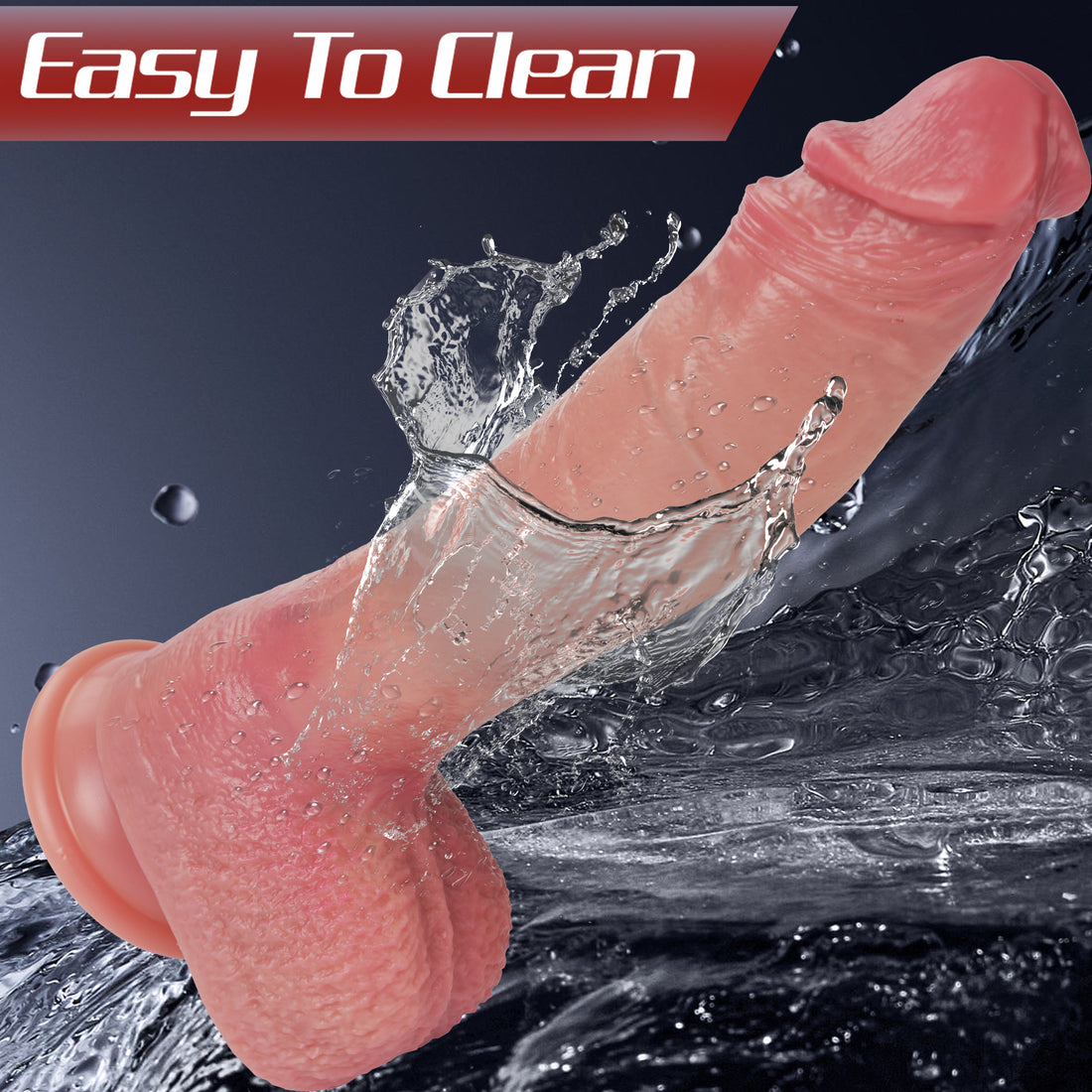 10 inch Silicone Big Thrusting Dildo
