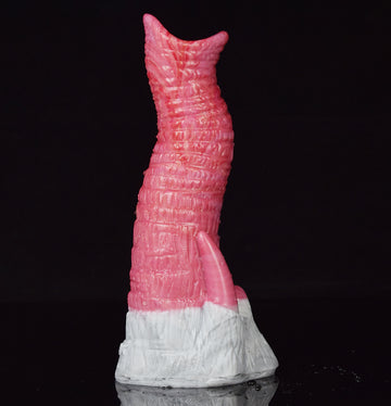 7 Inch Pink Curvy Animal Elephant Dildo