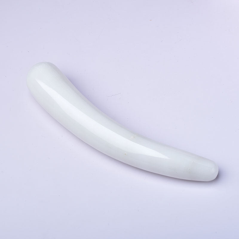 White Jade Crystal Dildo