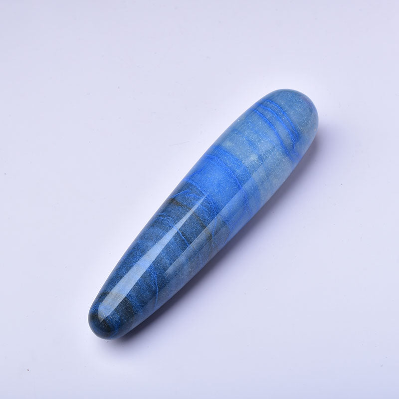 Blue Smooth Aventurine Healing Crystal Dildo