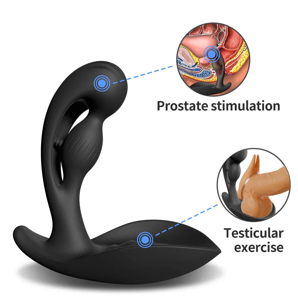 Hands Free Prostate Stimulator Anal Vibrator Male
