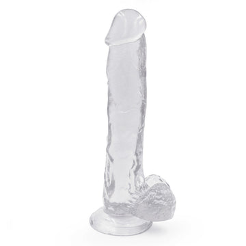 10 Inch Long Clear Jelly Dildo