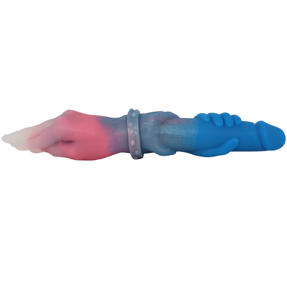 12 Inch Colorful Silicone Fist Double Dildo