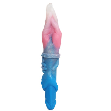 12 Inch Colorful Silicone Fist Double Dildo