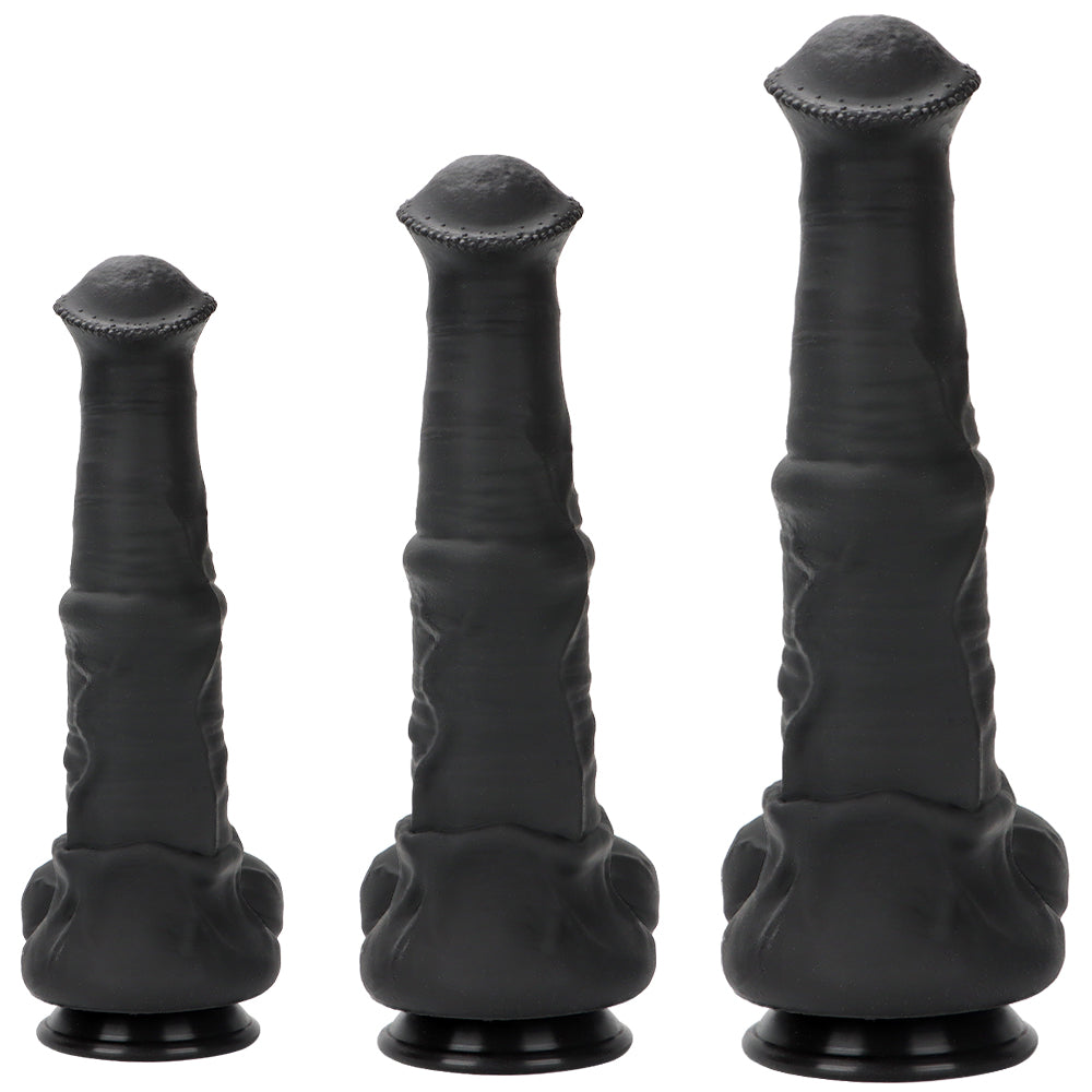 13 Inch Black Big Fantasy Horse Dildo