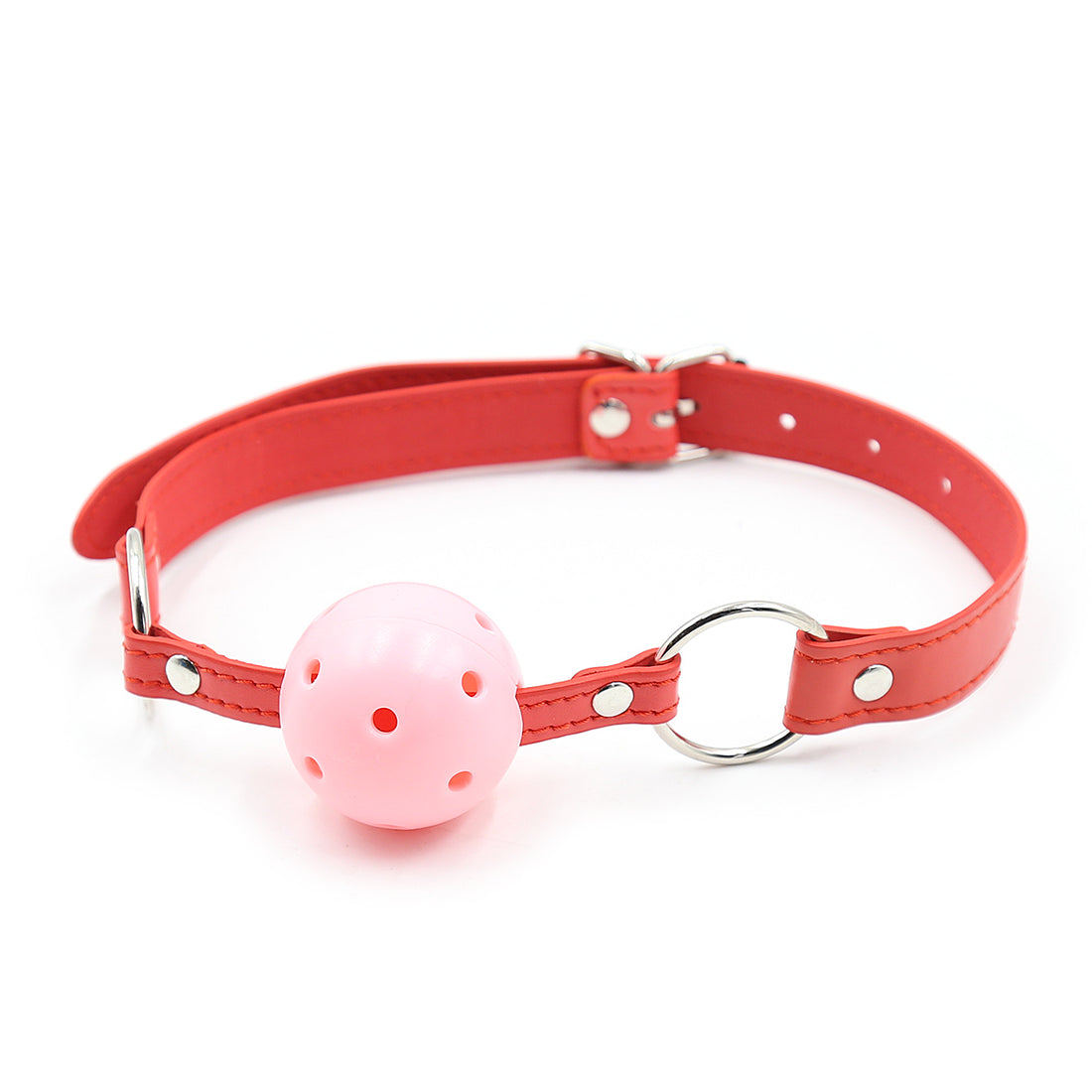 1.7 Inch Leather Fantasy Bondage BDSM Gag