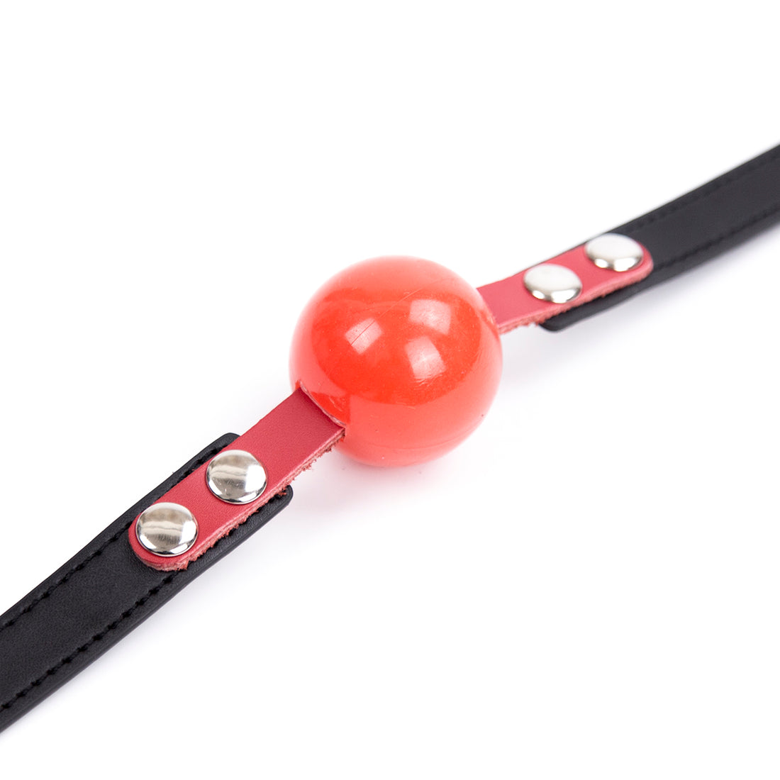 Leather Mouth Restraint Oral Fixation Ball Gag