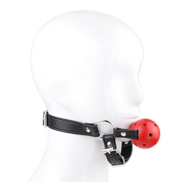 Breathable With Chin Lock Open Mouth Gag