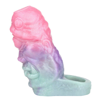 5 Inch Velvet Pulse Silicone Penis Sleeve