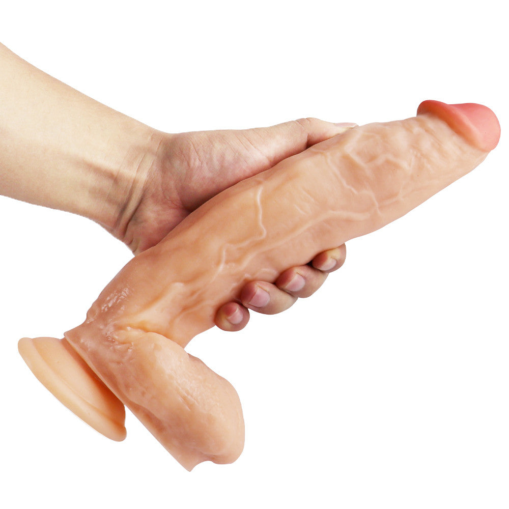 Big Thick Flesh Realistic With Testicles Dildo
