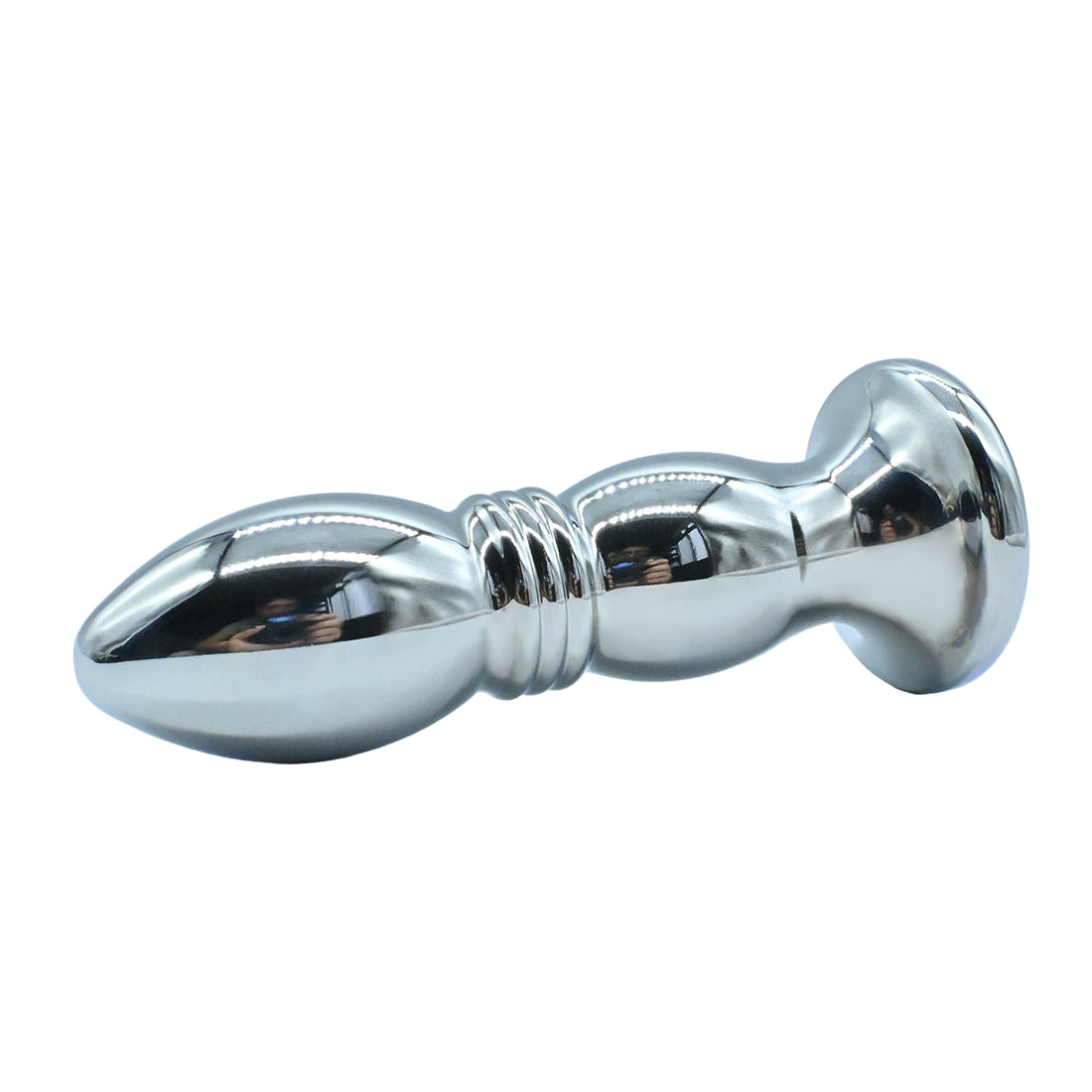 Extended Anal Training Blue Jewel Butt Plug