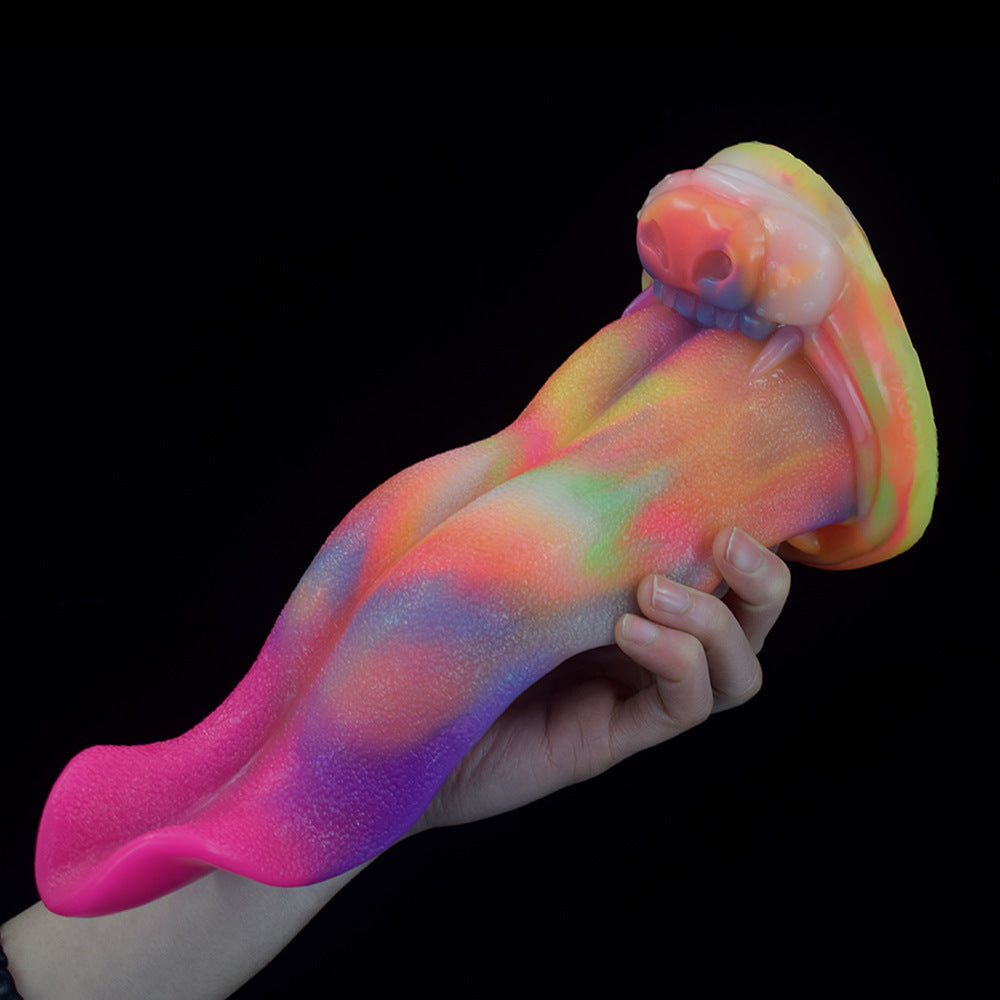 Tongue Glow in the Dark Fantasy Dildo