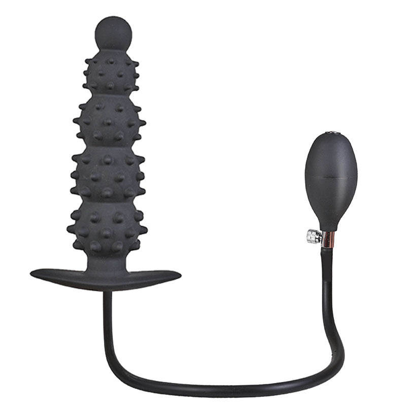 Huge Inflatable Dildo Black Spiked Butt Plug Huge Inflatable Dildo Black Spiked Butt Plug
