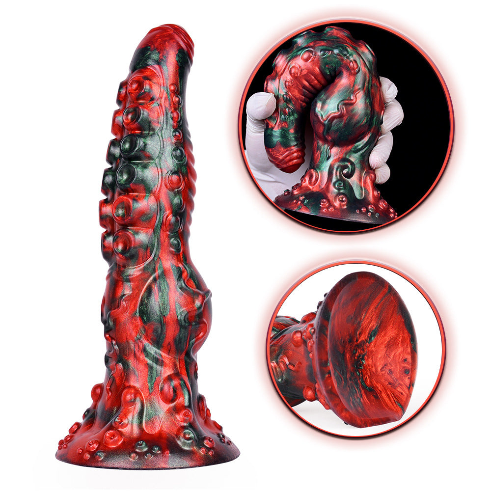9 Inch Octopus Tentacle Knot Monster Dildo