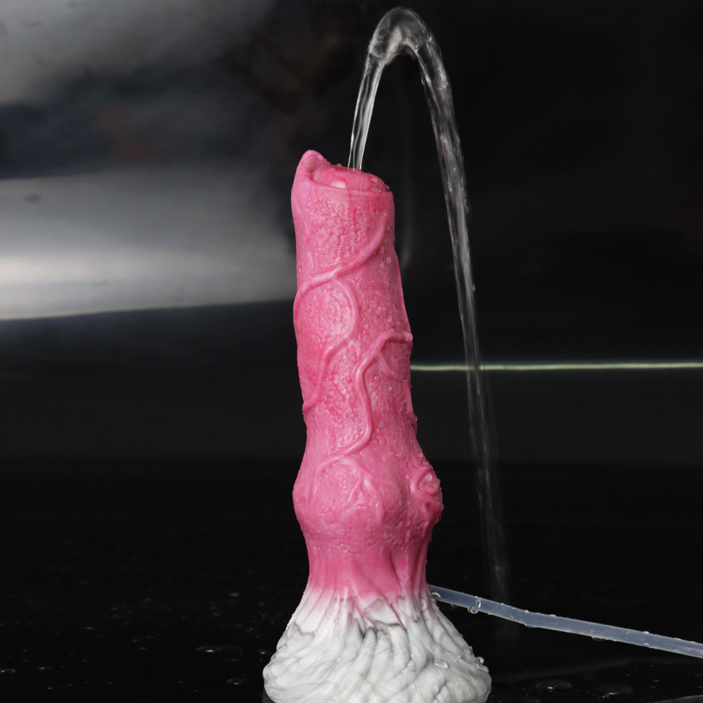 7 Inch Pink Simulation Dog Squirting Dildo