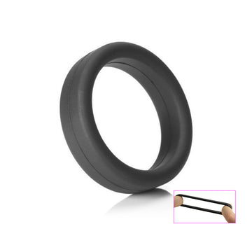 O shaped Elastic Male Silicone Cock Ring Delay
