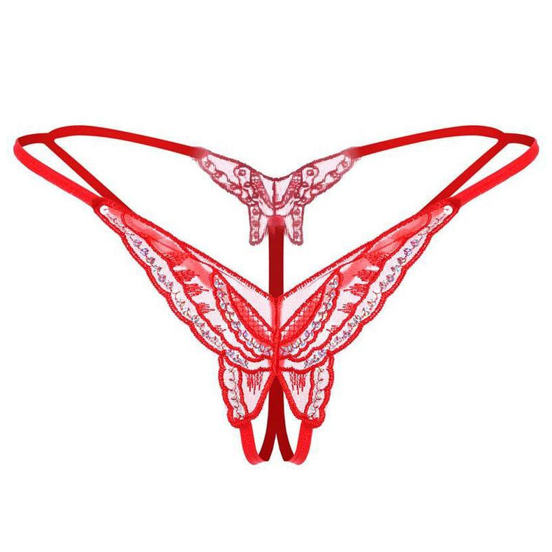 Butterfly Lace Hollow Out Women Sexy Panties