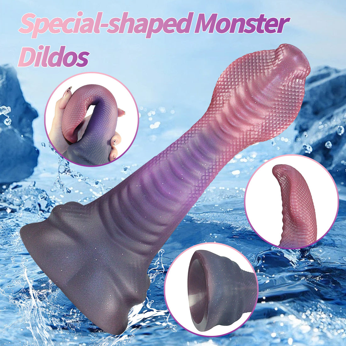 11 Inch Fantasy Cobra Animal Snake Dildo