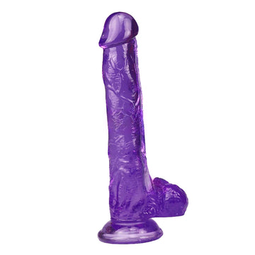 Purple Strap On 10 Inch Big Jelly Dildo