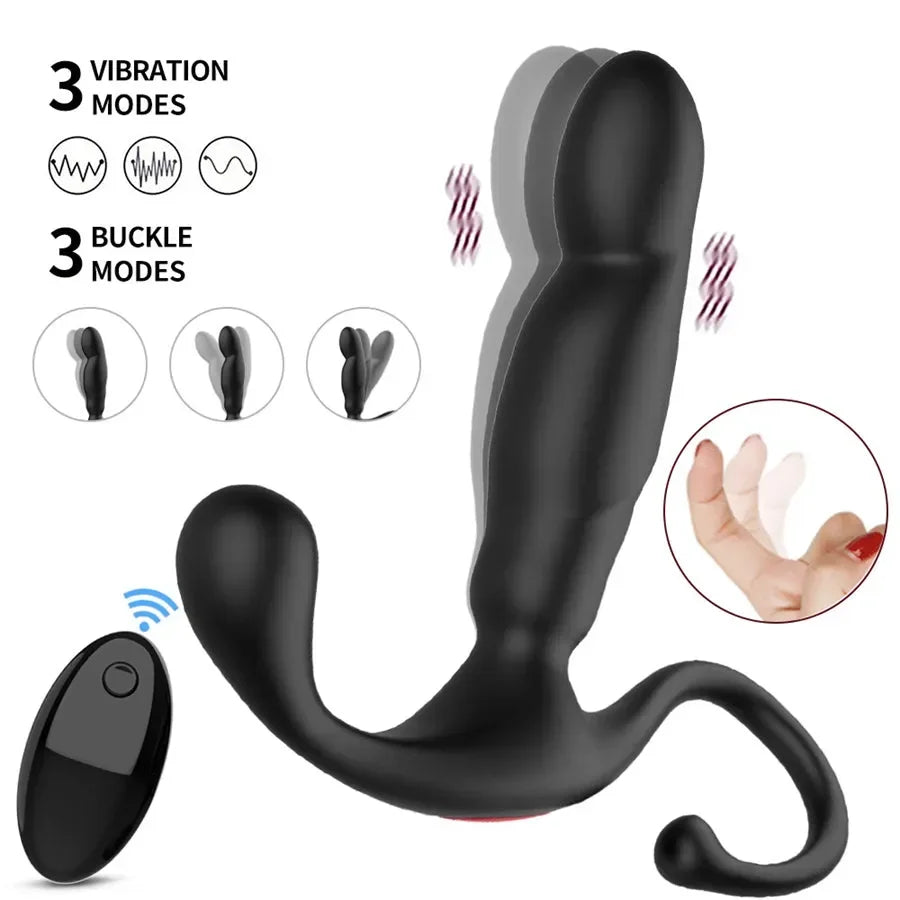 Remote Control Heating Finger Prostate Massage