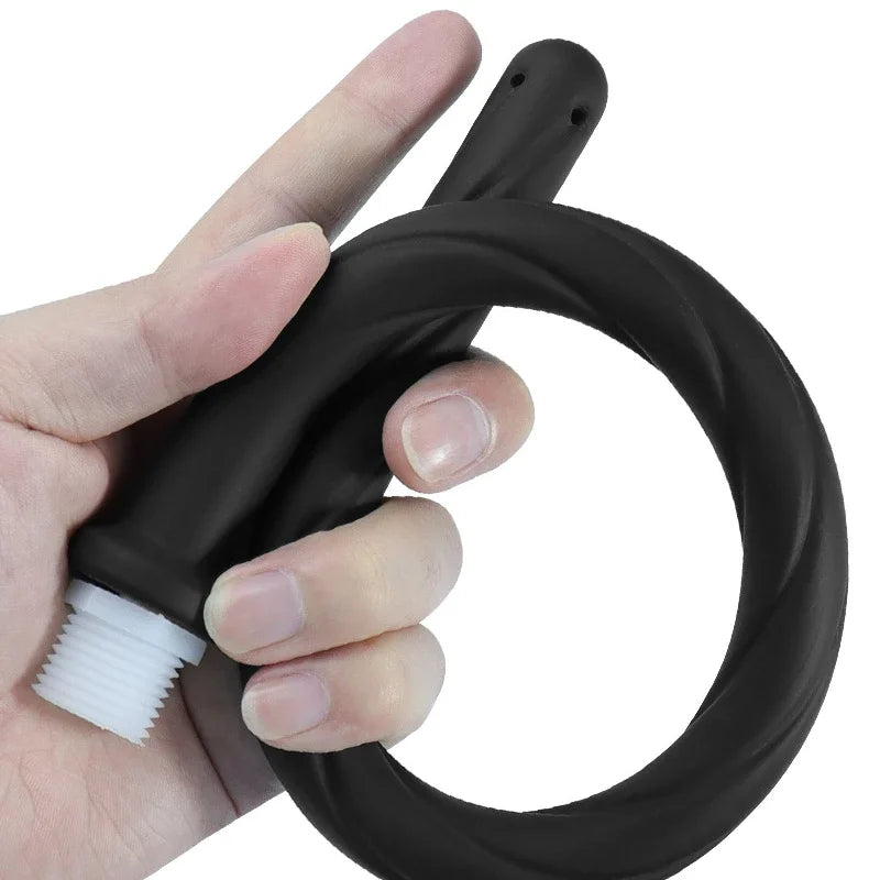 Silicone Shower Anal Douches Cleaning Tool