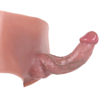 Wearable 7 Inch Penis Sleeve Hollow Dildo