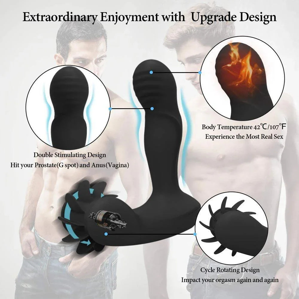 Wireless Heated Rimming Prostate Massage Vibrator
