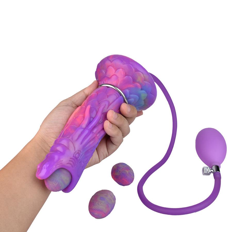 7 Inch Silicone Alien Dragon Ovipositor Dildo