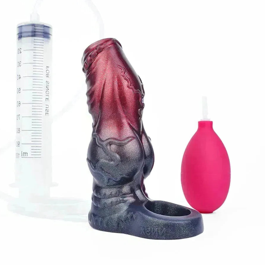 Monster Knot Fantasy Squirting Penis Sleeve Monster Knot Fantasy Squirting Penis Sleeve