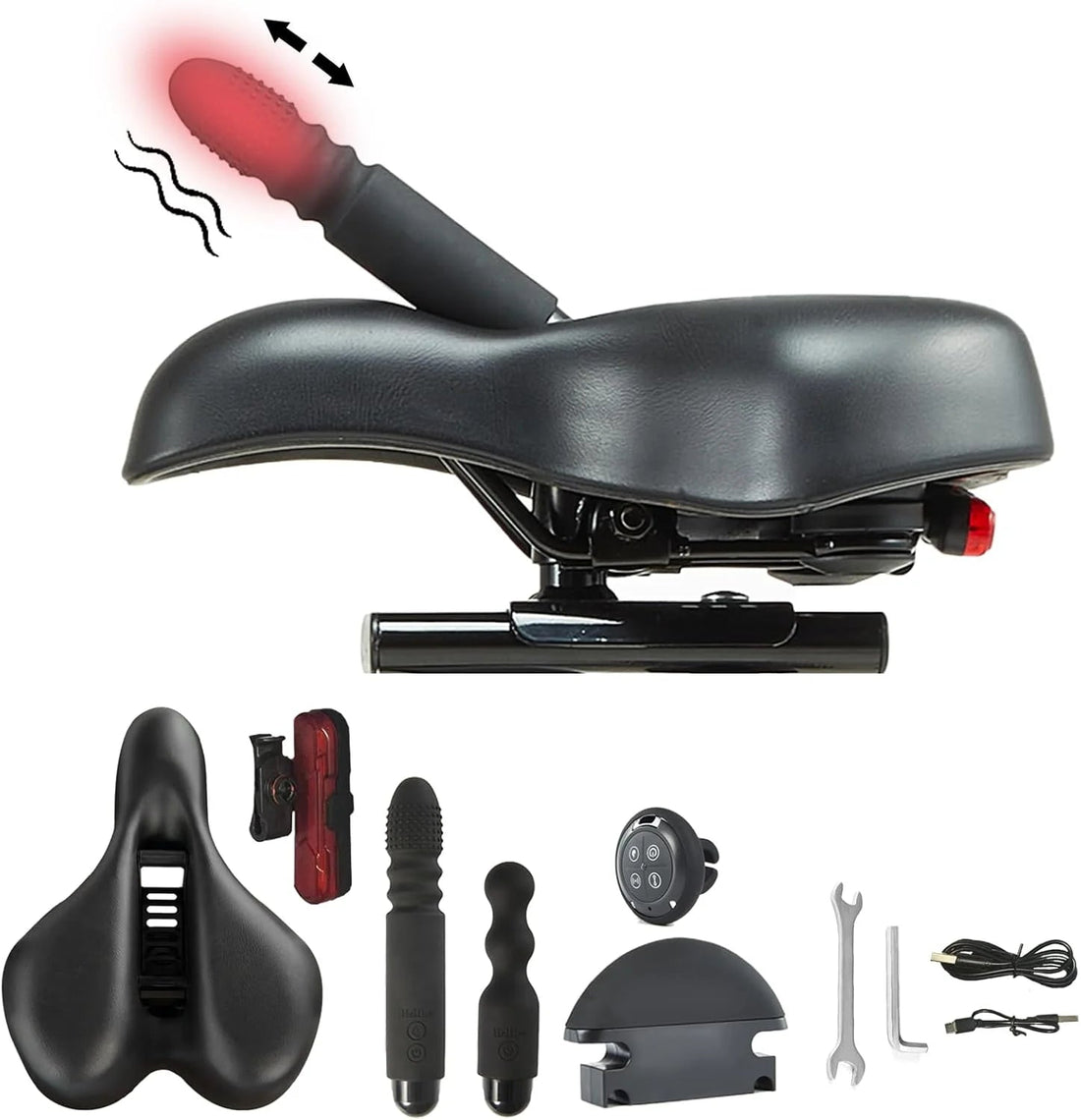 Dildo Bike Seat Helibo Hidden Sex Toys