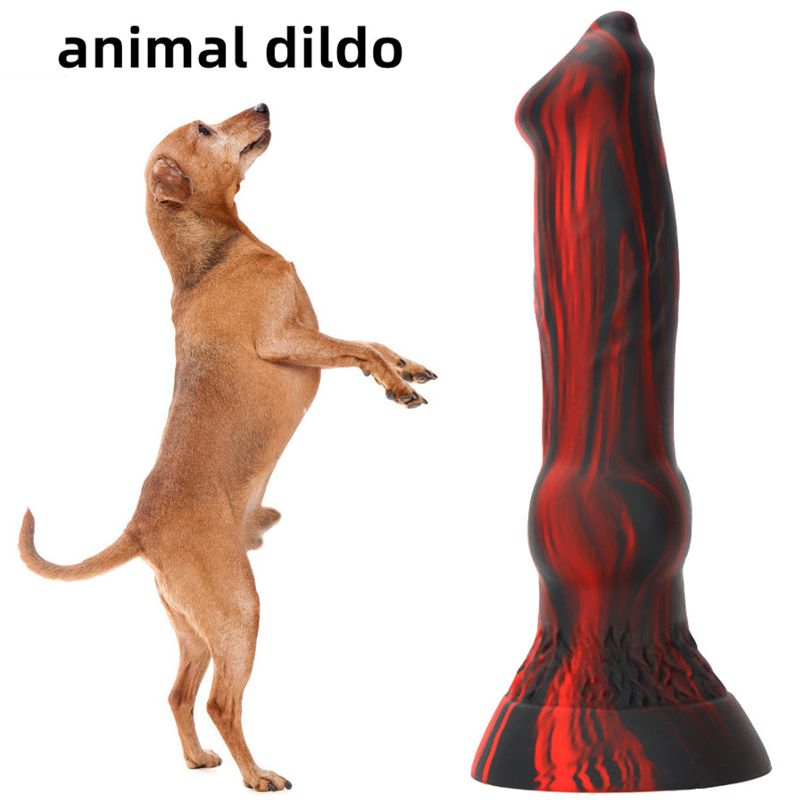7 Inch Silicone Knot Dog Dildo