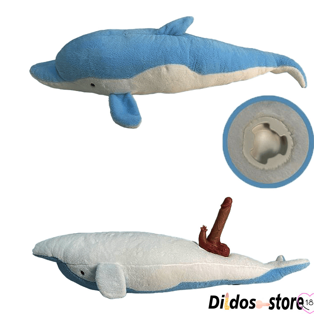 Dolphin Plush Pillow Remote Control Dildo Machine Dolphin Plush Pillow Remote Control Dildo Machine