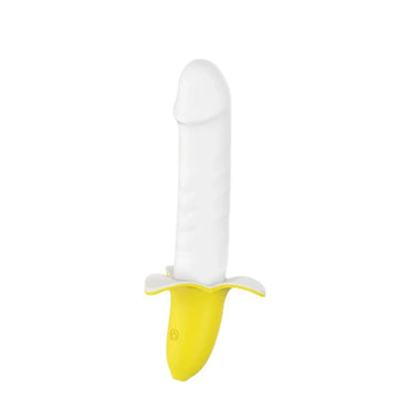 Silent G-spot Banana Vibrator Dildo for Women