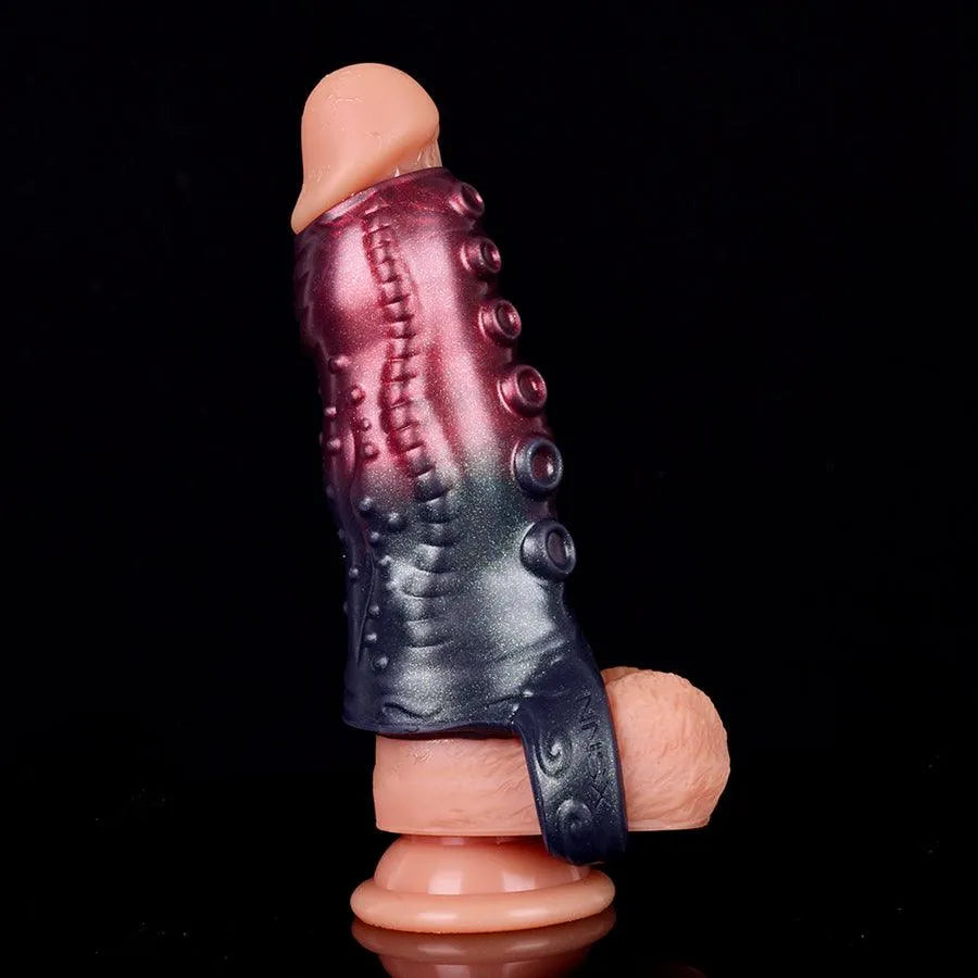 Safe Silicone Monster Tentacle Penis Sleeve