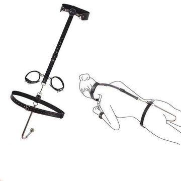 Bongage Gag With Hanging Anal Hook