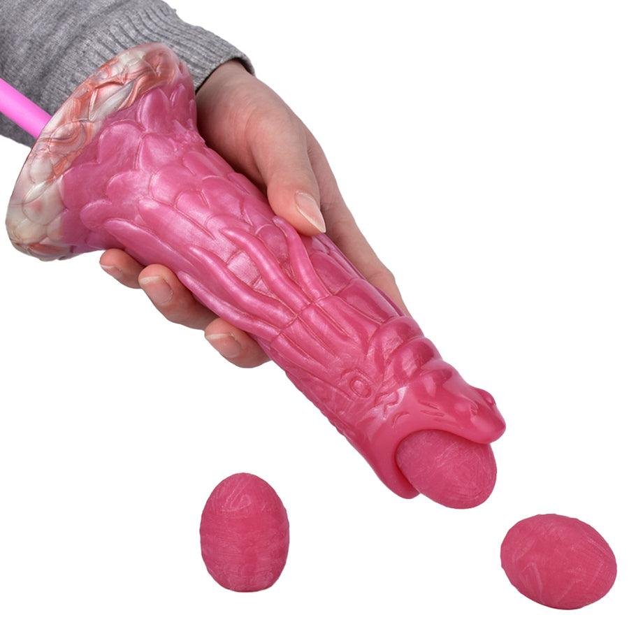 Pink Fantasy Dragon Putter Ovipositor Dildo