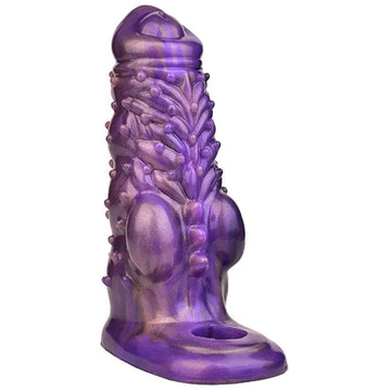 6 Inch Spiky Purple Monster Penis Sleeve