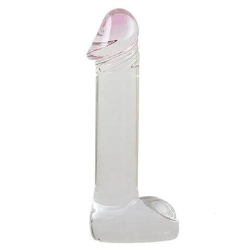 6 inch Small Beginner Clear Glass Dildo