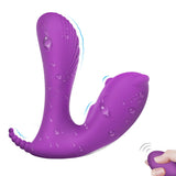 Load image into Gallery viewer, Lay-On Butterfly Vibrator Remote Control Waterproof Purple