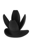 Load image into Gallery viewer, Petals Anal Dilator Silicone Hollow Butt Plug Black White