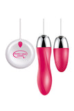 Load image into Gallery viewer, Silicone Bullet Vibrator Rechareable Love Egg Vibe Rose Red / Double Eggs